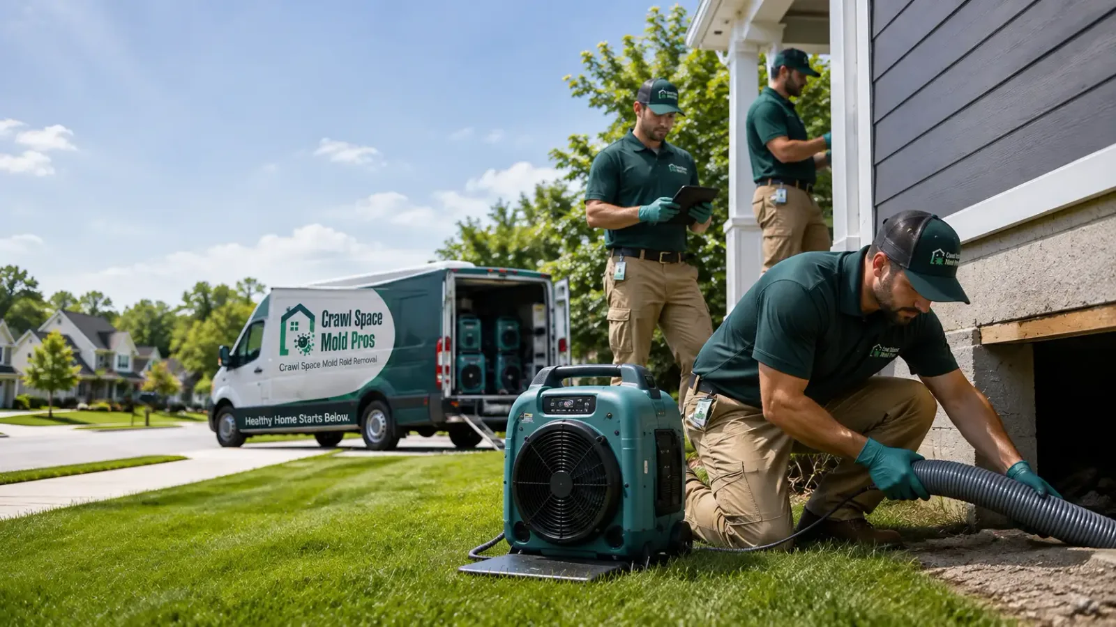 Crawl Space Mold Removal in Urbanna, VA